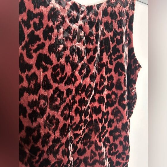 J.Crew Printed Leopard Velvet Tank - Picture 4 of 5
